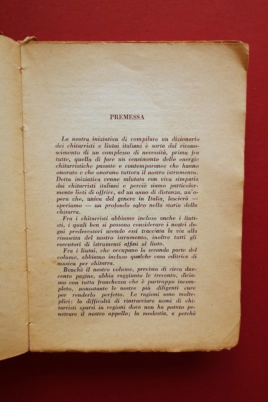 Dizionario Premessa