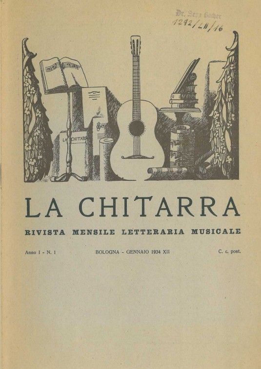 La Chitarra N.1 cover