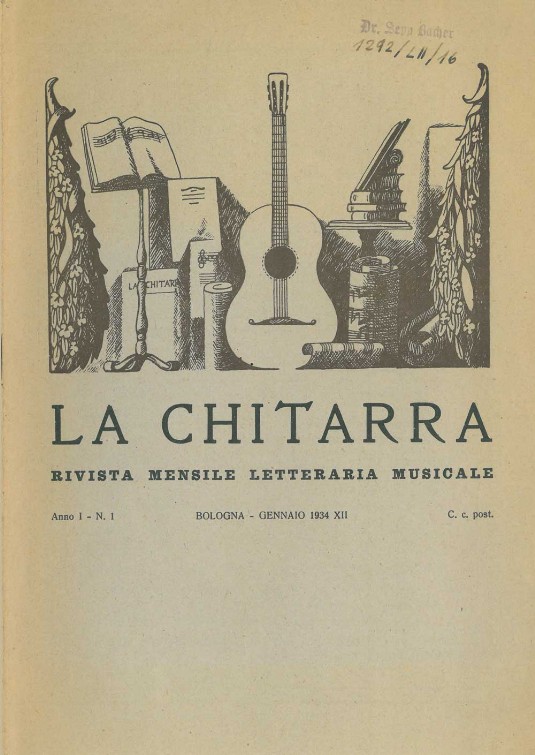 La Chitarra N.1 cover La Chitarra N.1 cover