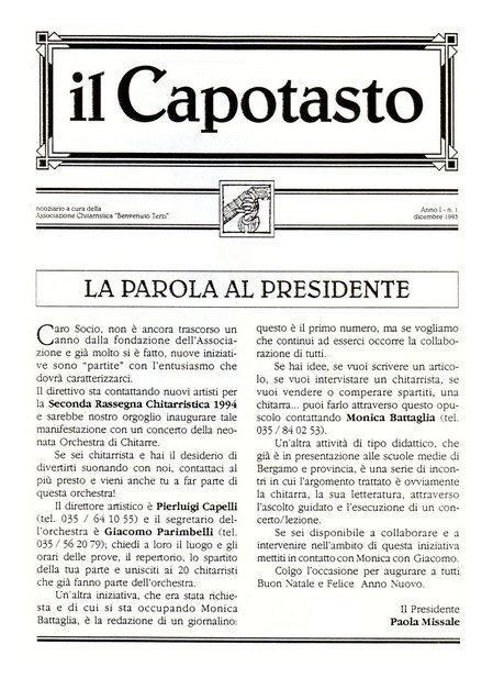 il Capotasto no.1