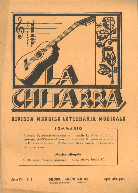La Chitarra n. 3 1941