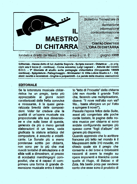 il Maestro di chitarra n.2