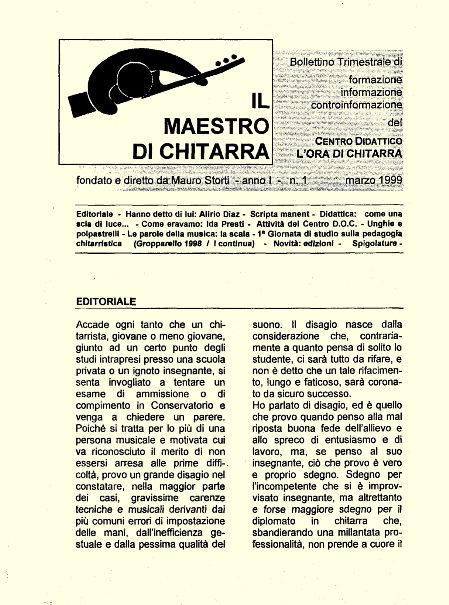il Maestro di chitarra n.1