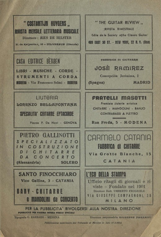 Reclame da Il Chitarrista n.2-3 Reclame da Il Chitarrista n.2-3