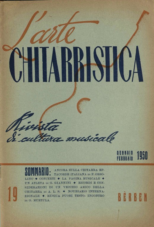 L'arte chitarristica n.19 gen.-feb. 1950