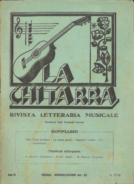 La Chitarra n. 11-12 1942 La Chitarra n. 11-12 1942